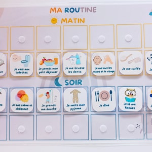 Routine enfant matin et soir - Etsy France
