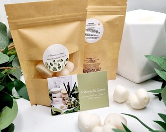 Baby Puder duftende Sojawachs Melts: Herzform, Vegan