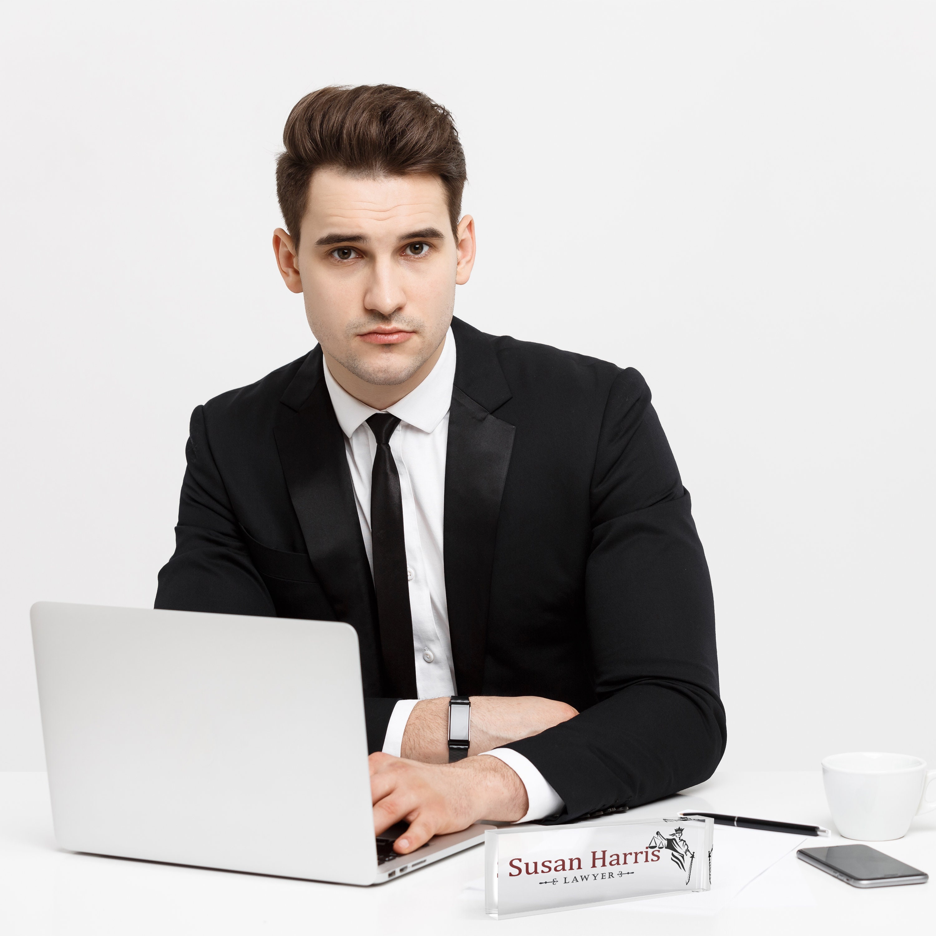 Lawyer Desk Name Plate Office Gifts Custom Personalized Desk Sign Plaque Desk Accessories Office