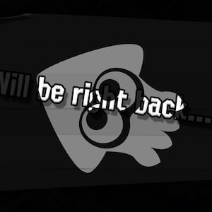 Splatoon live stream Squid transition for OBS Studio