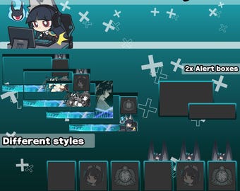 Hoshimi Miyabi | Twitch | Stream Overlay |