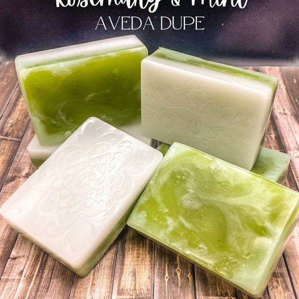 Rosemary & Mint (Aveda Dupe) Natural Glycerin Goat's Milk Soap Bar