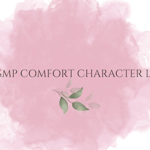 Carta de personaje de Dream SMP Comfort