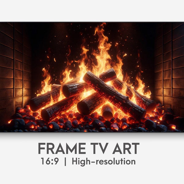 4k Samsung Frame TV Art Fireplace photo , Cozy Fireplace digital Tv Art, Fire Frame tv art , fireplace for frame tv