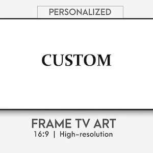 Custom frame tv art, TV Art Custom Design, Personalized Frame TV Art, Custom bridal shower, custom baby shower, Custom Birthday