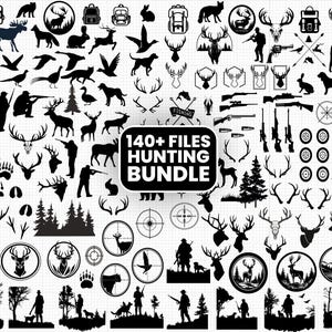 HUNTING SVG Bundle, Hunter Svg, Deer Hunting Svg, Antlers Svg, hunting svg bundle,  Hunting Clipart, Hunting Cut Files For Cricut