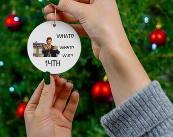 14th Doctor WUT!?, Doctor Ornament, Who ornament, Christmas Ornament