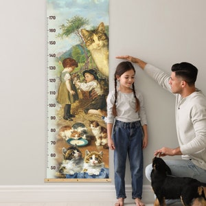 Courbes de croissance personnalisées en toile Montessori : cultivez votre imagination. Cadeaux pour la famille