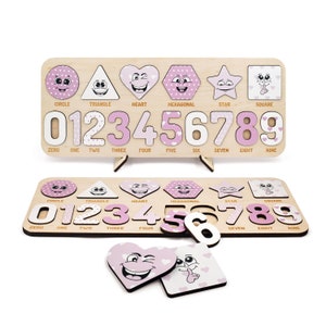 Ti presentiamo la Busy Board: un puzzle con nome unico per neonati e bambini piccoli, regalo Montessori, regalo di apprendimento natalizio