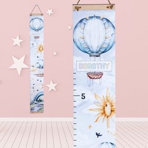 Personalized Height Chart for Kids, Customizable Hanging Height Chart