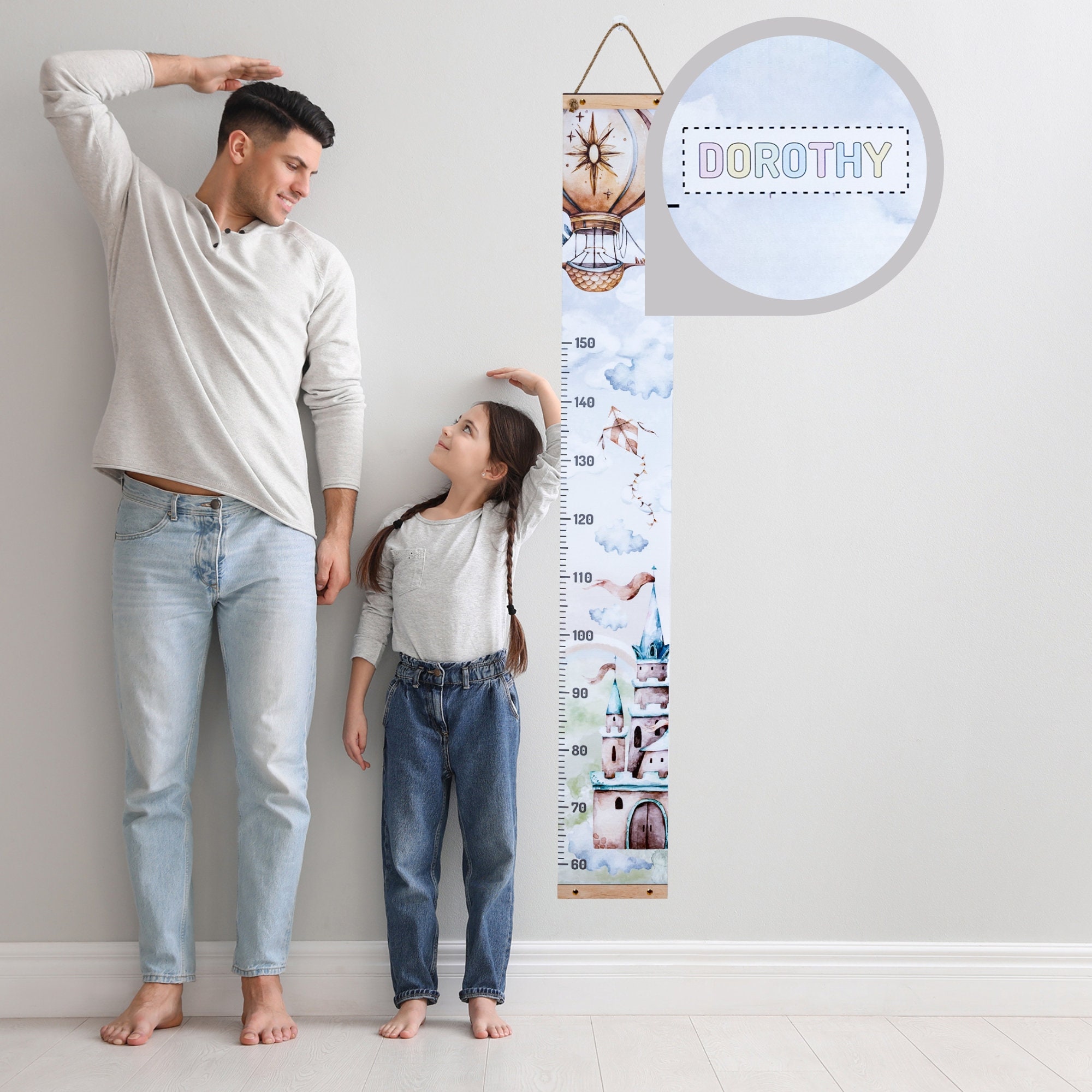 Growth Chart Markers SVG, DIY Growth Chart Markers, Heights Chart Markers  Svg, Left Arrow Year Markers, Mom-dad Arrow Year Markers, DXF, 