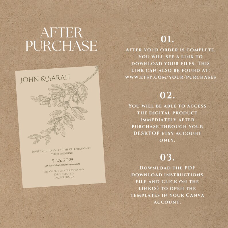 Timeless Wedding Invitation, Printable Invite, Editable Editorial Wedding Invitation Template ...