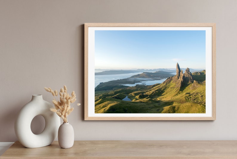 Isle of Skye Old Man of Storr Print, Isle of Skye Scotland, Scotland Poster, Home Decor image 1