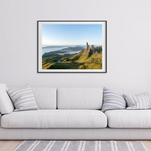 Isle of Skye Old Man of Storr Print, Isle of Skye Scotland, Scotland Poster, Home Decor image 2