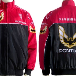 Pontiac Firebird Motorsport Fan Jacket S-M-L-XL-XXL-3XL-4XL-5XL-6XL