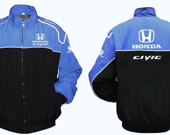 Honda Civic Motorsport Fan Jacket S-M-L-XL-XXL-3XL-4XL-5XL-6XL