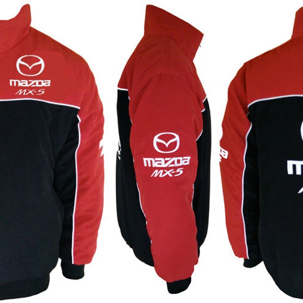 Mazda MX-5 Motorsport Fan Jacket S-M-L-XL-XXL-3XL-4XL-5XL-6XL