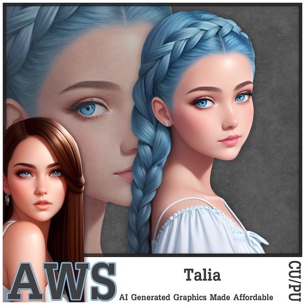 Talia Portrait Element - AI Art