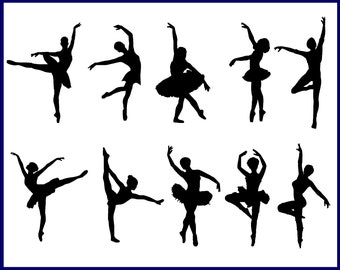 Ballerina Bundle  SVG, Dancer , Clipart, Decal, Drawing, Tumbler Wrap Svg Png