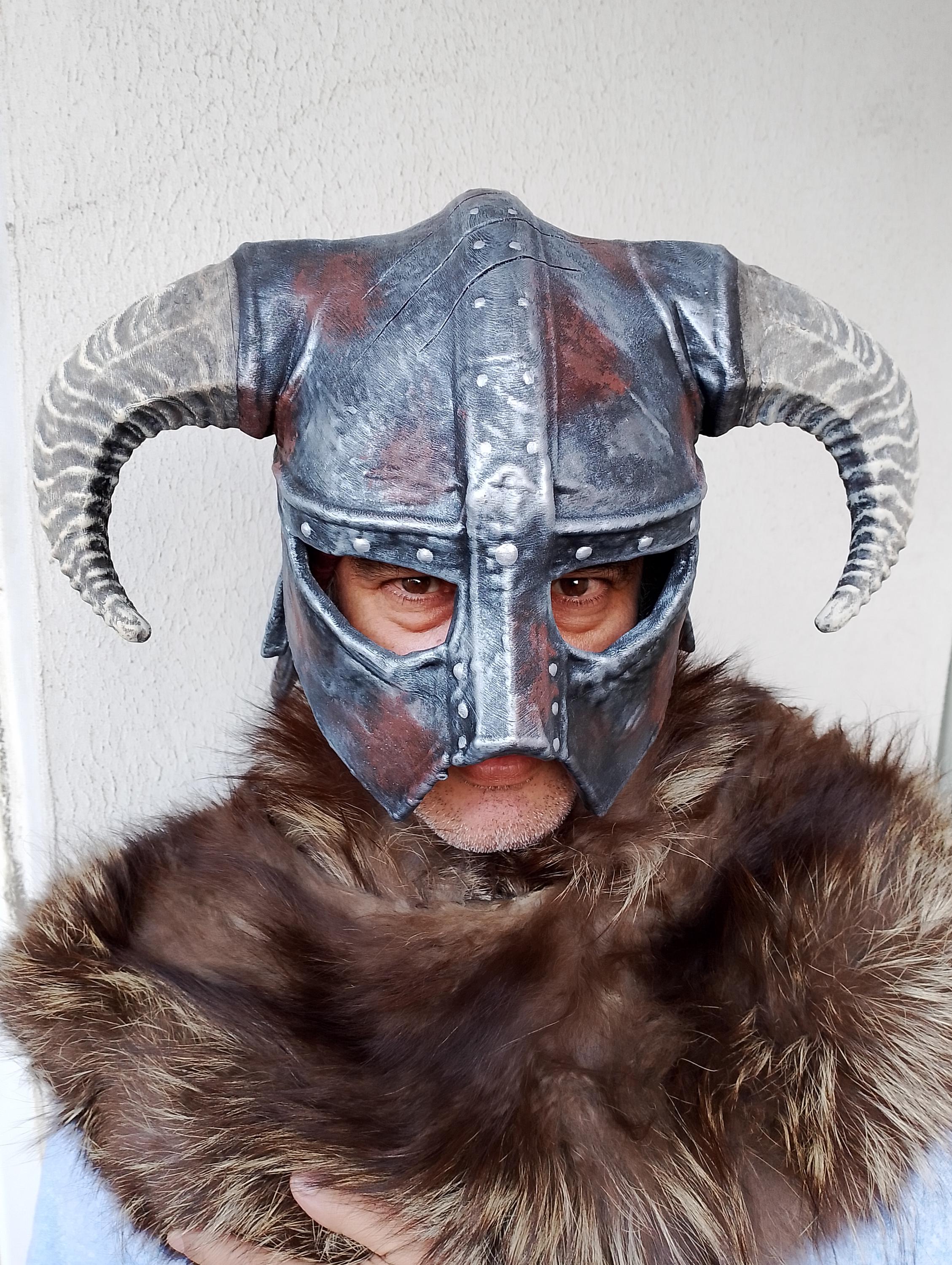 skyrim スカイリム ドラゴンボーンヘルム【コスプレ、コレクション用品】