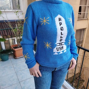 Apollo 11 Sweater - Etsy