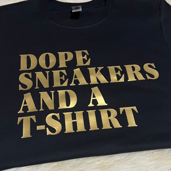 Dope Sneakers and a Tshirt Svg Etsy
