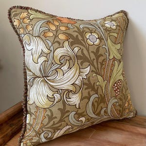 William Morris fabric cushion cover