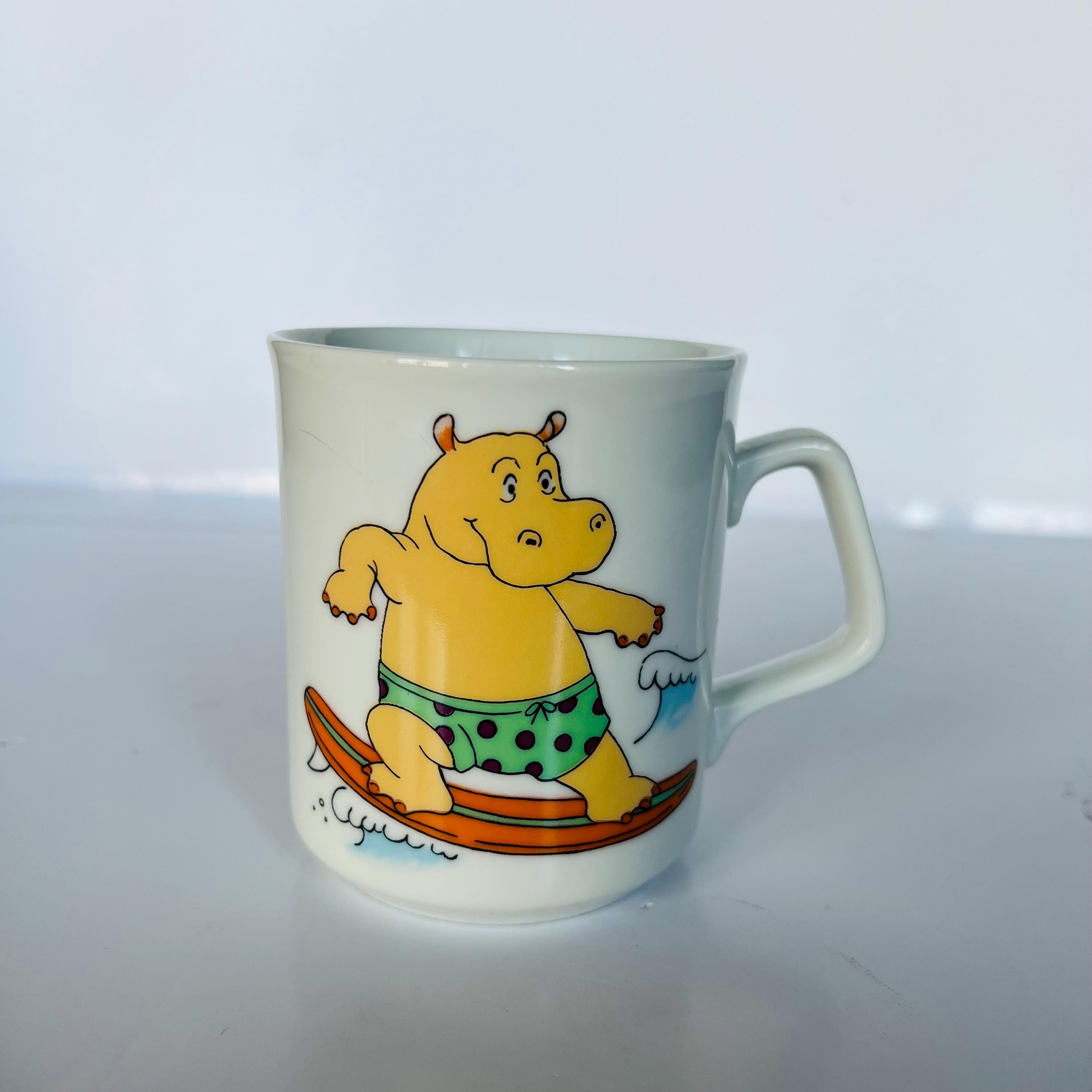 Petit Bougeoir Hippopotame Céramique Japonaise - Photophore Pier Import