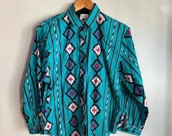 Chemise Vintage Femme Roper - Taille Moyenne - Spectacle équitation - Occasion