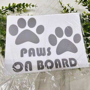 Paws On Board Decal