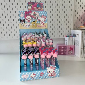 Neu! Japanische Character Squish Kugelschreiber mit Clip! Fidget Pens Japanische Ästhetik!