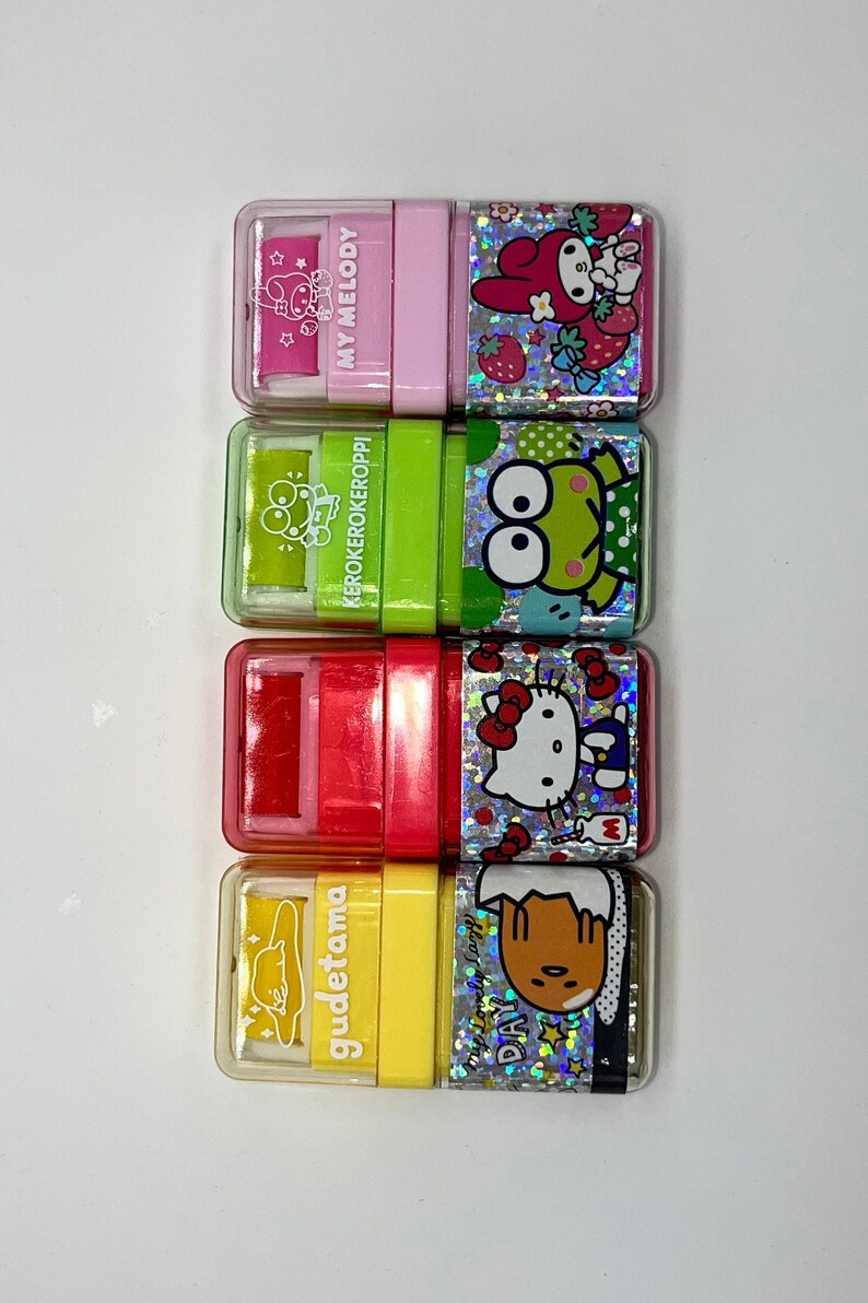 Cute Erasers Select Your Japanese Character Etsy