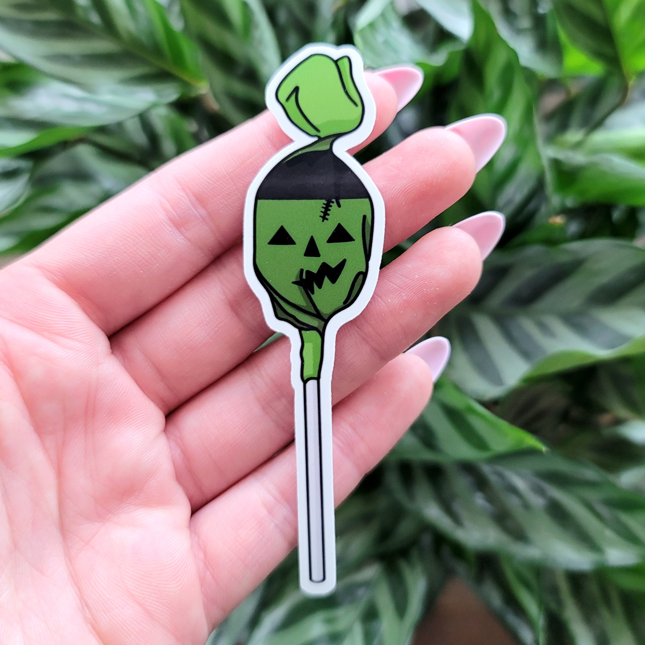 Halloween Candy Sticker Set Etsy