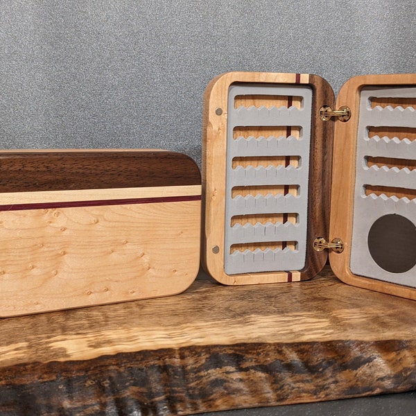 Wooden Fly Box Etsy