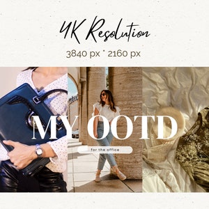 May include: A collage of three images featuring a woman wearing a white blouse, blue jeans, and a black leather bag. The text "MY OOTD for the office" is superimposed on the images.