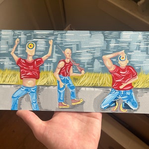 Childs' Play; gouache and watercolor on paper