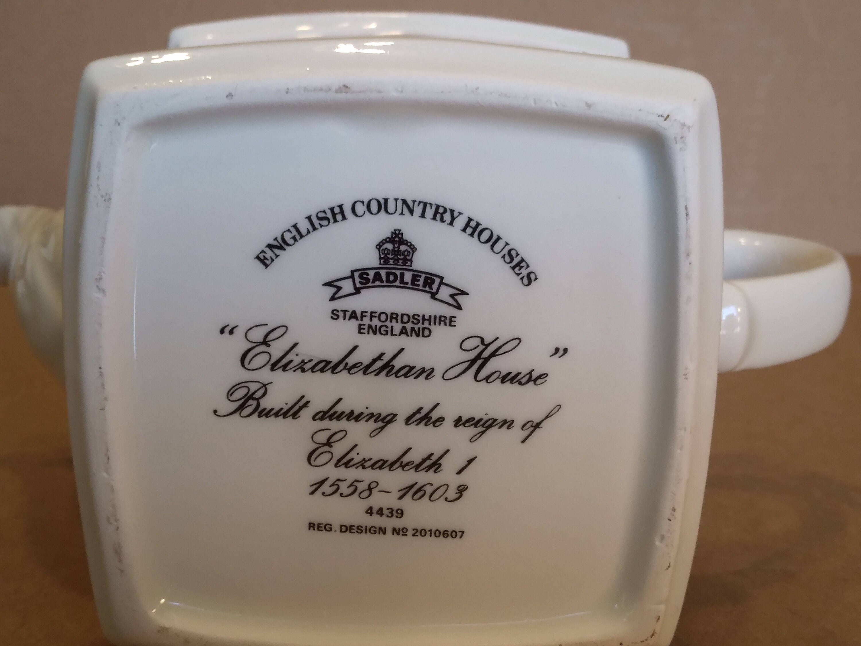 Vintage Sadler Teapot Elizabethan House England 1990's Etsy