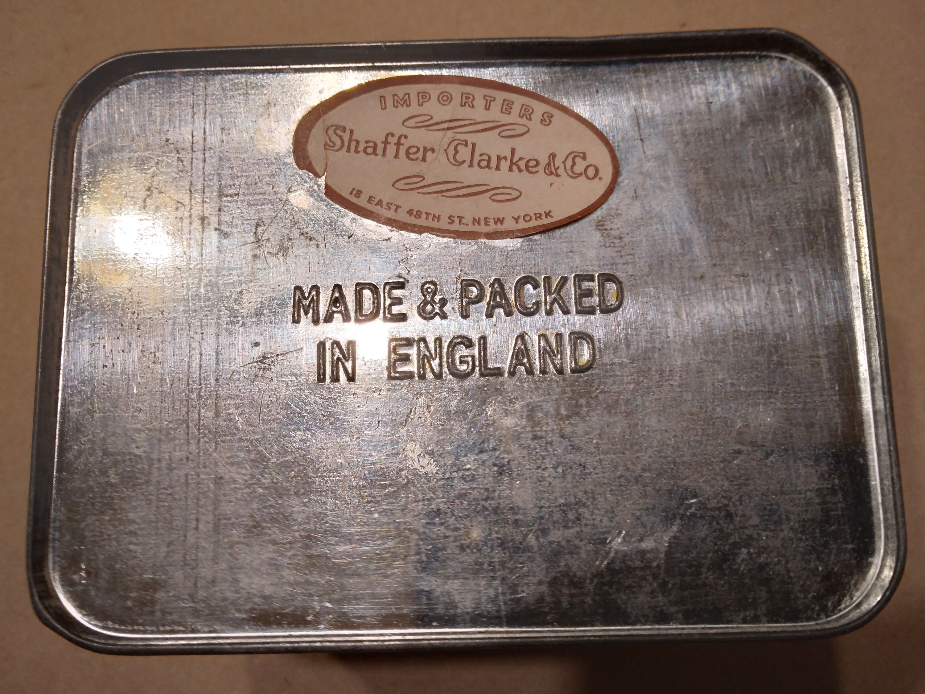 Tin Tea Box, Vintage Famous Red Tea Box, Ridgways Finest Darjeeling Tea ...