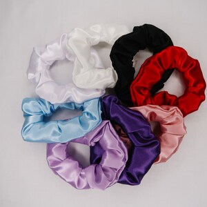 Satin Scrunchy Collection (scrunchies, satin scrunchies, hair tie, 90s fashion, cottagecore, gift ideas, gifts for her, scrunchy)