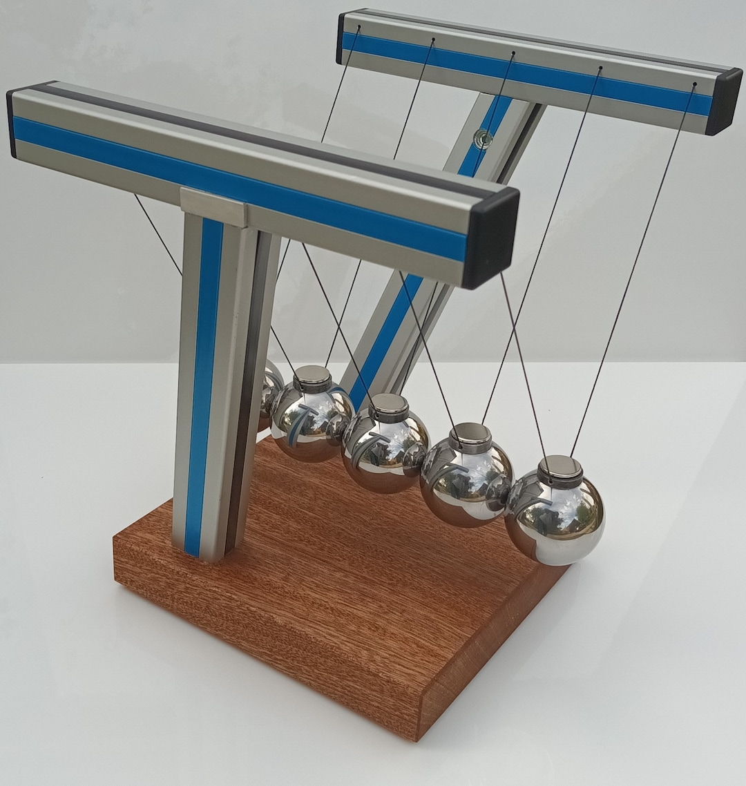 Stunning Very Large Newton's Cradle Ultra Precise Instrument High End