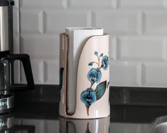 Vintage 1970s Maleck Yorktowne Pfaltzgraff Wooden Paper Towel Holder Etsy