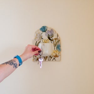 Key Holder for Wall, Ceramic Key Hanger, Handmade Key Rack ...