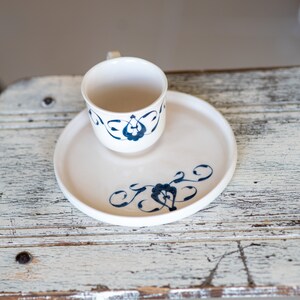Rumi | Handmade Turkish Coffee Set With Rumi-inspired Patterns - Etsy