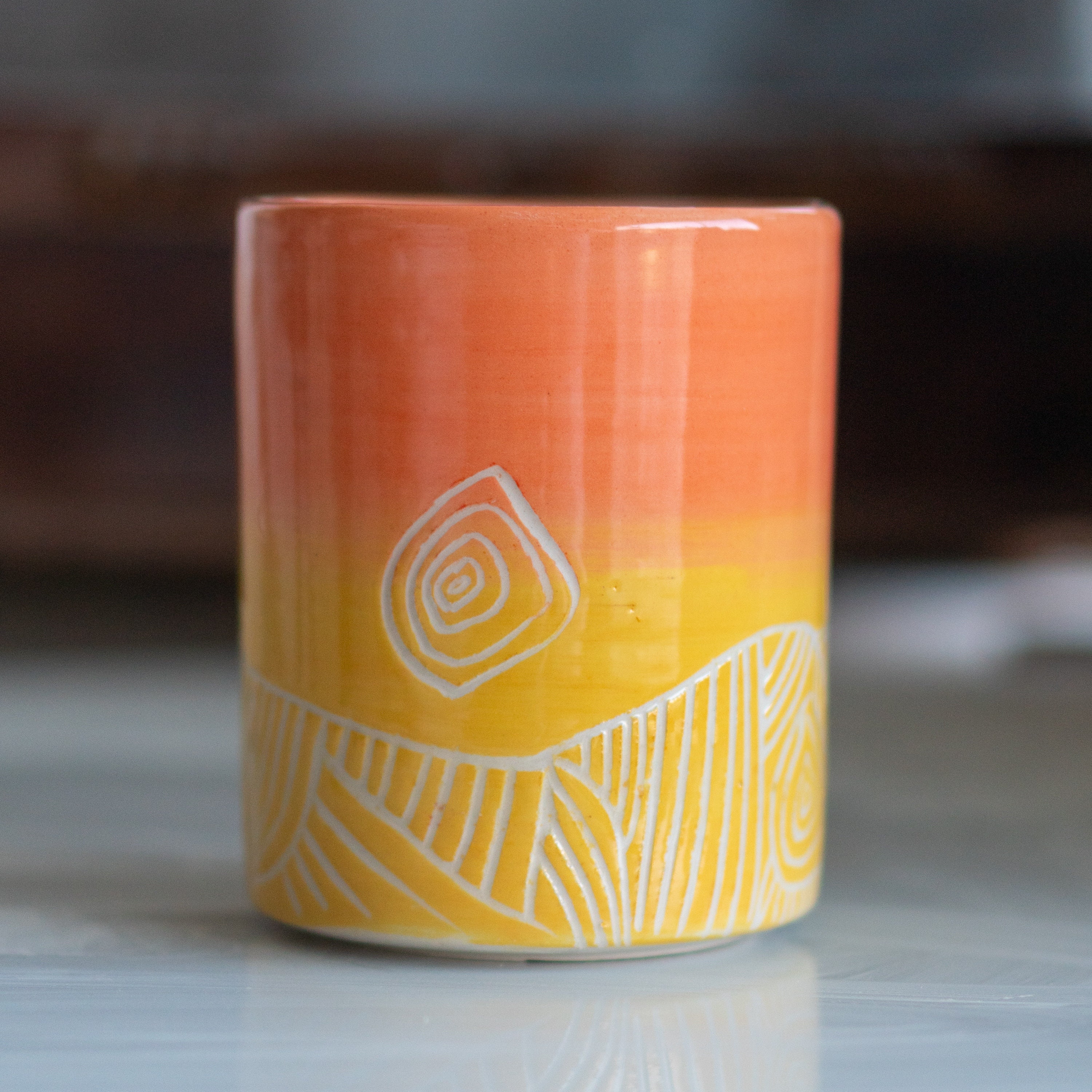 Kitchen Utensil Holder - Pencil Holder, Handmade Ceramic Kitchen Decor ...