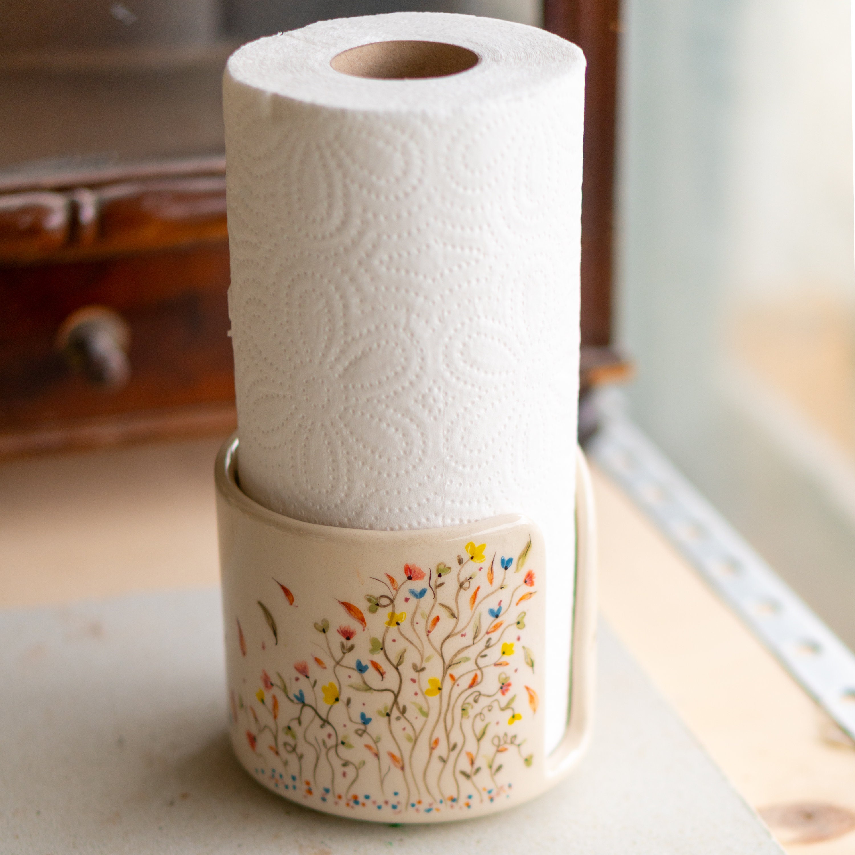 Porta Carta Igienica Nero Con Ripiano Portaoggetti In Legno, Porta Rotolo Di Carta Igienica A Muro Adatto Per Cucina Bagno Camera Da Letto Argento 68154836