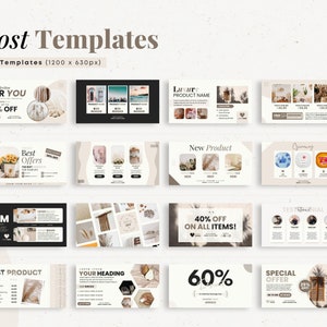 Pu&ograve; includere: Una collezione di 50 modelli di post per i social media in uno schema di colori beige e marrone. I modelli presentano diversi layout con testo, immagini e grafica. Alcuni dei testi includono "Nuova collezione", "Per te", "Sconto del 50%", "Migliori offerte", "Nome del prodotto di lusso", "Nuovo prodotto", "Concorso", "Miglior articolo", "Sconto del 40% su tutti gli articoli", "Miglior prodotto", "Il tuo titolo", "60%", "Offerta speciale" e "Sconto del 25%".