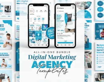 300+ Digital Marketing Agency Templates, Instagram Carousel Templates, Twitter - Facebook Templates, Business Marketing Templates