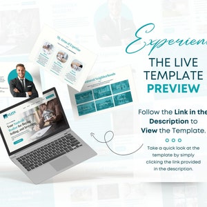 Pode incluir: Um computador port&aacute;til que exibe um site para um corretor de im&oacute;veis de Nashville. O site apresenta uma foto de uma pessoa segurando um modelo de casa. O texto no site diz "Seu corretor de im&oacute;veis de Nashville para comprar, vender e investir". O laptop est&aacute; em uma superf&iacute;cie branca com outros documentos vis&iacute;veis no fundo.
