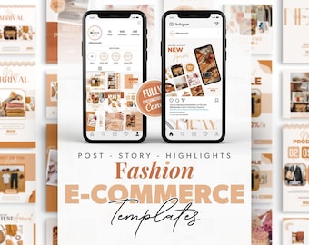 Modelli di moda per Instagram: post, storie, momenti salienti (Canva)