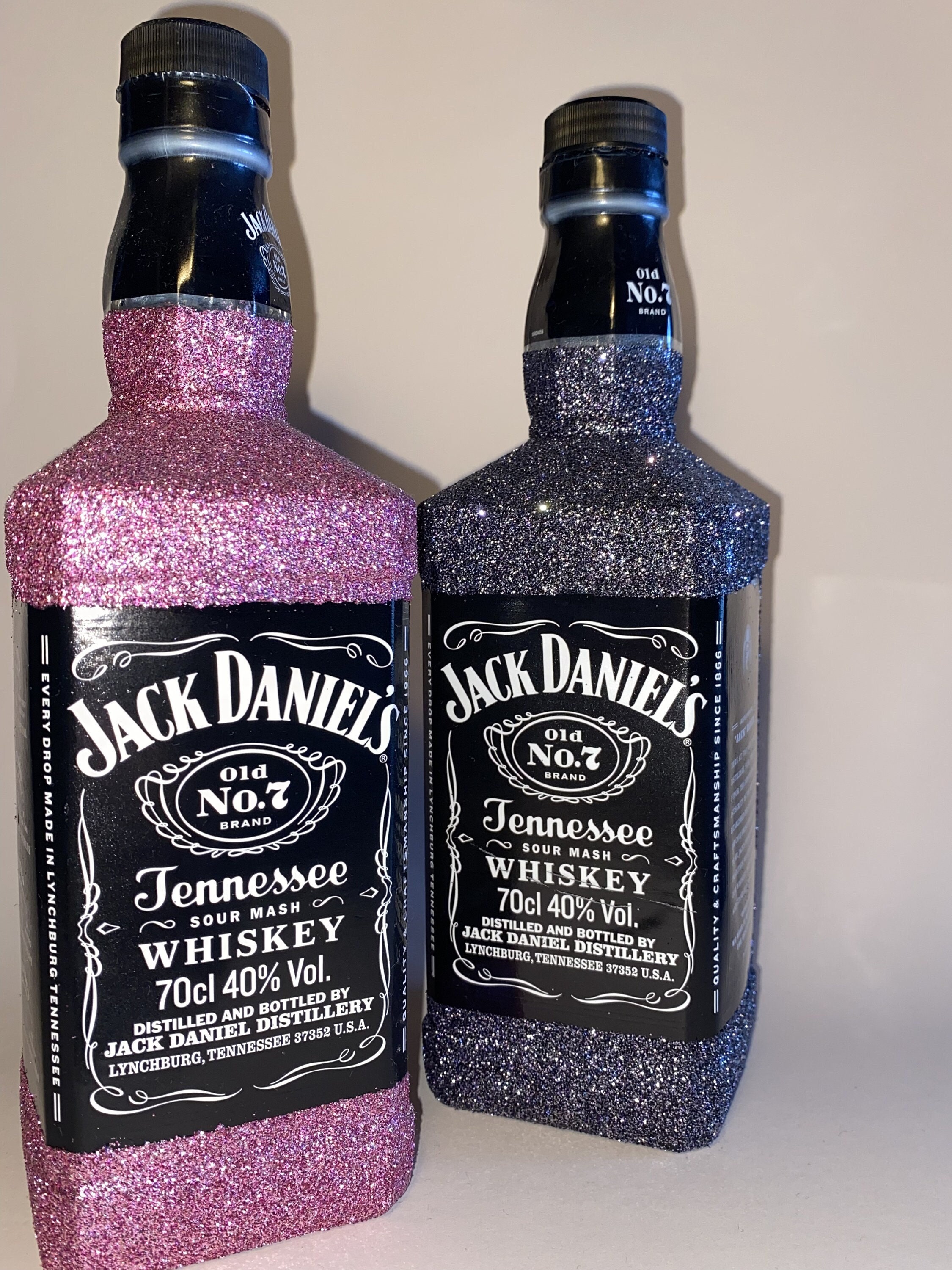 Glitter Jack Daniels Bottle - Etsy